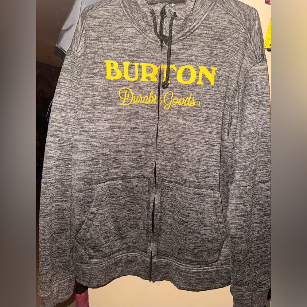 Burton Hoodie with Yellow Accents